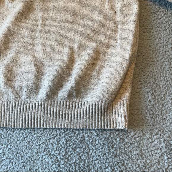 Patagonia Off Country Hoodie Sweater Henley Button Tan Khaki Speckle Womens SZ M - Picture 8 of 13